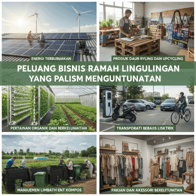Peluang Bisnis Ramah Lingkungan yang Paling Menguntungkan
